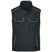 Produktbild von James & Nicholson - Workwear Softshellweste Light JN881, carbon, Größe XXL