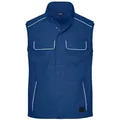 Produktbild von James & Nicholson - Workwear Softshellweste Light JN881, dunkel-königs-blau, Gr