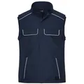 Produktbild von James & Nicholson - Workwear Softshellweste JN883, navy-blau, Größe 3XL