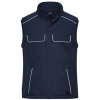 Produktbild von James & Nicholson - Workwear Softshellweste JN883, navy-blau, Größe L