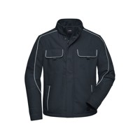 Produktbild von James & Nicholson - Workwear SoftshellJacke JN884, carbon, Größe XXL