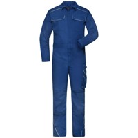 Produktbild von James & Nicholson - Workwear Overall Materialmix JN887, dunkel-königs-blau, Grö