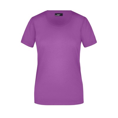 Produktbild von James & Nicholson - Damen Rundhals T-Shirt JN901, purpur, Größe S