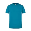 Produktbild von James & Nicholson - Herren Slimfit Rundhals Shirt JN911, caribic-blau, Größe XX