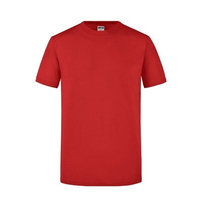 Produktbild von James & Nicholson - Herren Slimfit Rundhals Shirt JN911, rot, Größe XXL