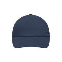 Produktbild von James & Nicholson - 5 Panel Promo Cap laminiert MB002, navy-blau, Einheitsgröße