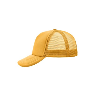 Produktbild von James & Nicholson - 5 Panel Mesh Cap MB070, gold-gelb, Einheitsgröße