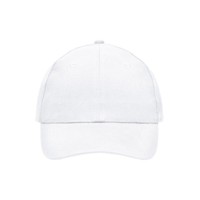 Produktbild von James & Nicholson - 6 Panel Cap heavy Cotton MB091, weiß, Einheitsgröße