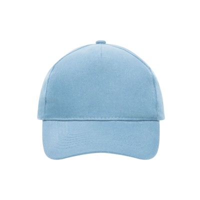 Produktbild von James & Nicholson - 5 Panel Cap heavy Cotton MB092, hellblau, Einheitsgröße