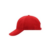 Produktbild von James & Nicholson - 6 Panel Softlining Cap MB6126, signal-rot, Einheitsgröße