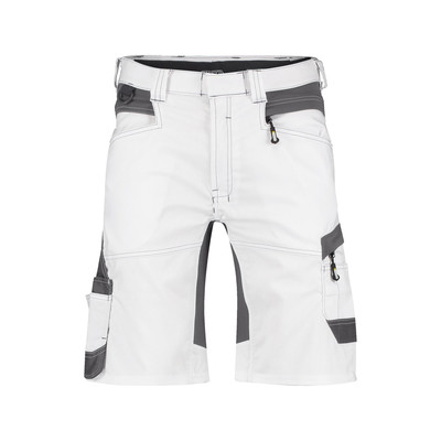 Dassy Axis Painters Malershorts Mit Stretch, Weiß/anthrazit, Schrittlänge Standard, Größe 46