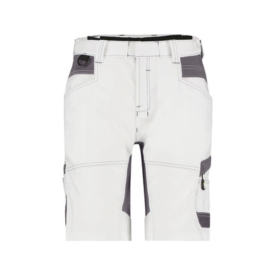 Dassy Axis Painters Women Malershorts Mit Stretch Für Damen, Weiß/anthrazit, Schrittlänge Standard, Größe 40