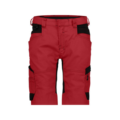 Dassy Axis Women Arbeitsshorts Mit Stretch Für Damen, Rot/schwarz, Schrittlänge Standard, Größe 40