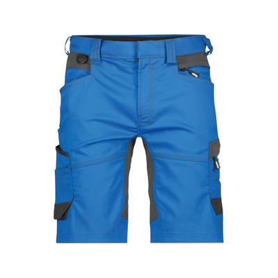 Dassy Axis Arbeitsshorts Mit Stretch, Azurblau/anthrazit, Schrittlänge Standard, Größe 42