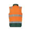 Produktbild von Dassy® - Bilbao Warnschutz Weste, neonorange/flaschengrün, Größe XL