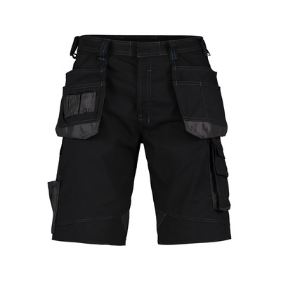 Dassy Bionic Arbeitsshorts Mit Holstertaschen, Schwarz/anthrazit, Schrittlänge Standard, Größe 67