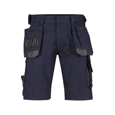 Dassy Bionic Arbeitsshorts Mit Holstertaschen, Nachtblau/anthrazit, Schrittlänge Standard, Größe 67