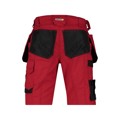 Produktbild von Dassy® - Bionic Arbeitsshorts mit Holstertaschen, rot/schwarz, Schrittlänge Sta