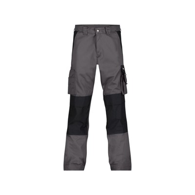 Produktbild von Dassy® - Boston Zweifarbige Arbeitshose mit Kniepolstertaschen, zementgrau/schw