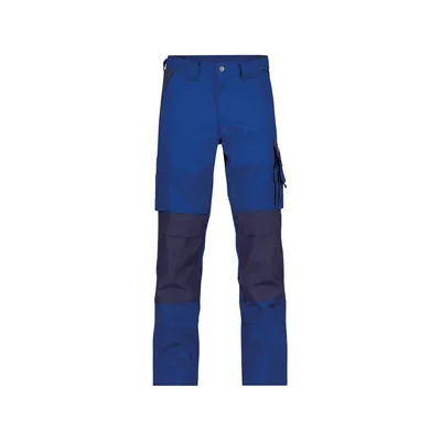 Produktbild von Dassy® - Boston Zweifarbige Arbeitshose mit Kniepolstertaschen, kornblau/dunkel