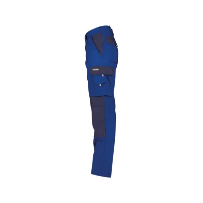 Produktbild von Dassy® - Boston Zweifarbige Arbeitshose mit Kniepolstertaschen, kornblau/dunkel