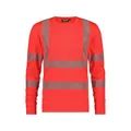 Produktbild von Dassy® - Carterville Warnschutz UV-T-Shirt mit langen Ärmeln, neonrot, Größe M
