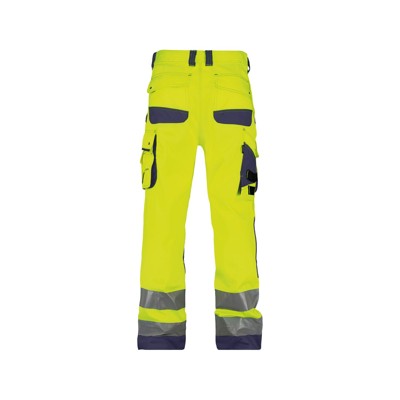 Produktbild von Dassy® - Chicago Warnschutzhose mit Kniepolstertaschen, neongelb/dunkelblau, Sc