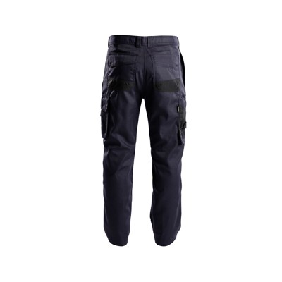Produktbild von Dassy® - Connor Canvas Arbeitshose mit Kniepolstertaschen, nachtblau/schwarz, S