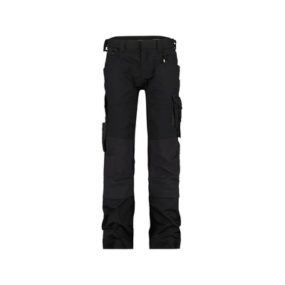 Dassy Dynax Women Arbeitshose Mit Stretch Und Kniepolstertaschen Für Damen, Schwarz, Schrittlänge Standard, Größe 50