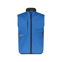 Produktbild von Dassy® - Fusion Softshell-Weste, azurblau/anthrazit, Größe 2XL