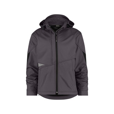 Produktbild von Dassy® - Gravity Softshell-Jacke, Größe 4XL, ANTHRAZITGRAU/SCHWARZ