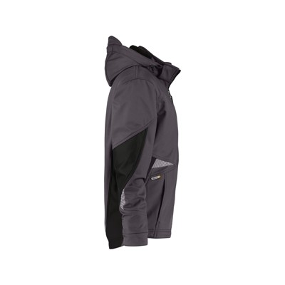 Produktbild von Dassy® - Gravity Softshell-Jacke, Größe 4XL, ANTHRAZITGRAU/SCHWARZ