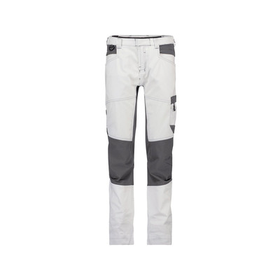 Dassy Helix Painters Women Malerhose Mit Stretch Für Damen, Weiß/anthrazit, Schrittlänge Standard, Größe 36