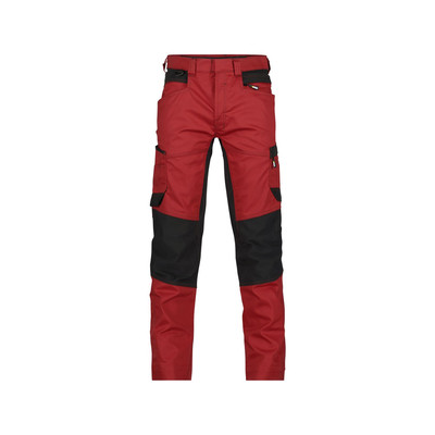 Dassy Helix Arbeitshose Mit Stretch, Rot/schwarz, Schrittlänge Standard, Größe 50