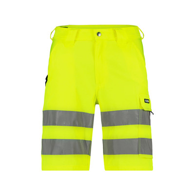 Dassy Idaho Warnschutz-Shorts, Neongelb, Schrittlänge Standard, Größe 42