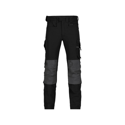 Dassy Impax Stretch-Arbeitshose Mit Kniepolstertaschen, Größe 44, Schwarz/Anthrazit