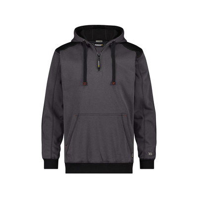 Dassy Indy Kapuzensweatshirt, Anthrazit/schwarz, Größe Xl