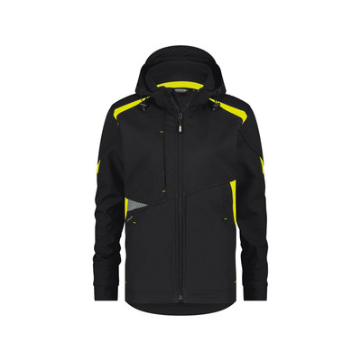 Dassy Logix - Kalama Jacke Für Frauen, Schwarz/warngelb, Größe M