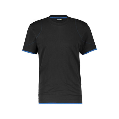 Dassy Kinetic T-shirt, Schwarz/azurblau, Größe L