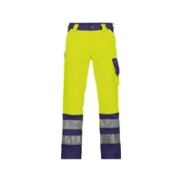 Produktbild von Dassy® - Lancaster Warnschutzhose, neongelb/dunkelblau, Schrittlänge Standard, 