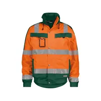 Produktbild von Dassy® - Lima Warnschutz Winterjacke, neonorange/flaschengrün, Größe XS