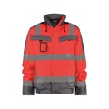 Produktbild von Dassy® - Lima Warnschutz Winterjacke, Größe 4XL, NEONROT/ZEMENTGRAU