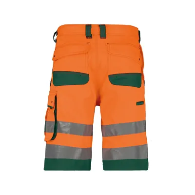 Produktbild von Dassy® - Lucca Warnschutz-Shorts, neonorange/flaschengrün, Schrittlänge Standar