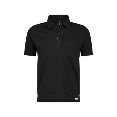Dassy Madidi Poloshirt Mit Reißverschluss, Schwarz, Größe M