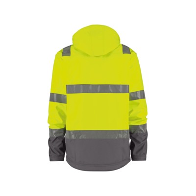 Produktbild von Dassy® - Malaga Warnschutz Softshell-Jacke, neongelb/zementgrau, Größe S