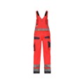 Produktbild von Dassy® - Malmedy Warnschutz Latzhose mit Kniepolstertaschen, neonrot/zementgrau
