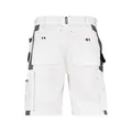 Produktbild von Dassy® - Monza Zweifarbige Arbeitsshorts mit Holstertaschen, weiß/zementgrau, S