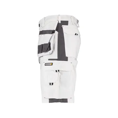 Produktbild von Dassy® - Monza Zweifarbige Arbeitsshorts mit Holstertaschen, weiß/zementgrau, S