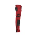 Produktbild von Dassy® - Nova Arbeitshose mit Kniepolstertaschen, rot/schwarz, Schrittlänge Sta