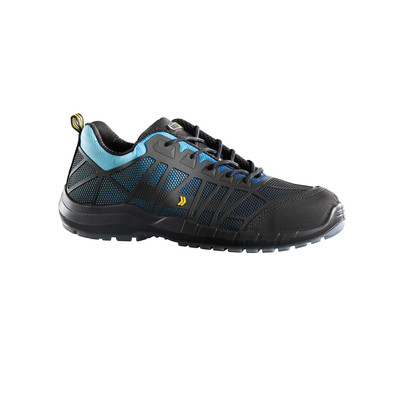 Dassy Nox Sicherheitshalbschuh, S3, Azurblau/schwarz, Größe 44